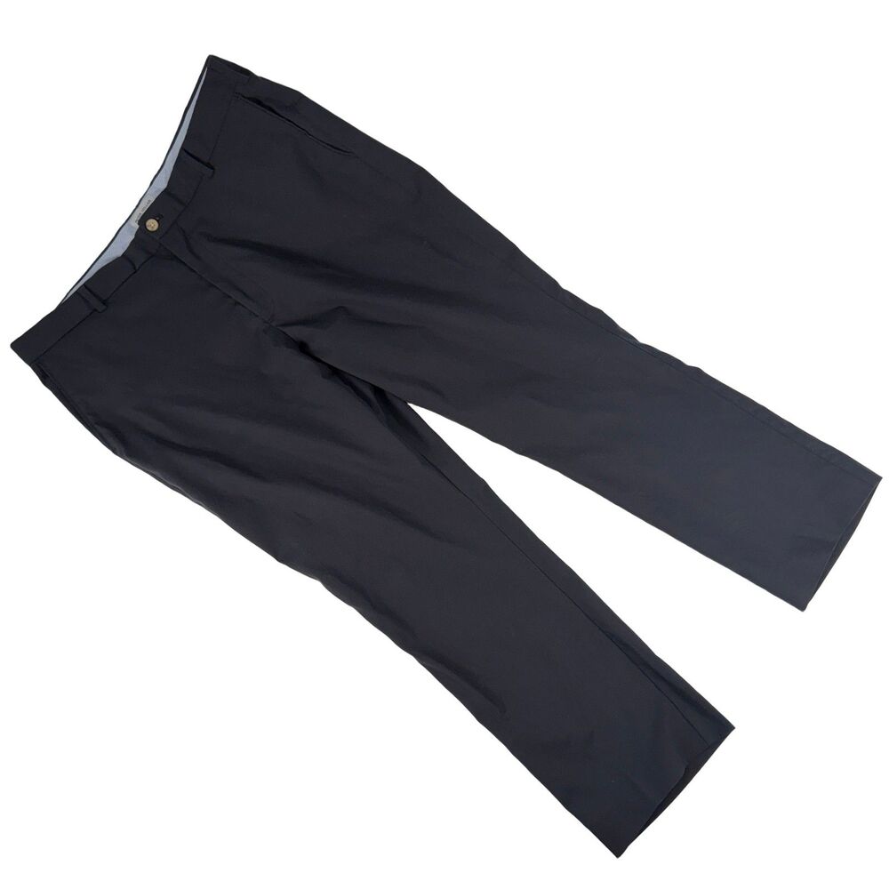Peter Millar Mens Flat Front Chino Golf Pants Navy 38/30